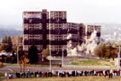 Demolition of flats, Park Grange Road, Norfolk Park