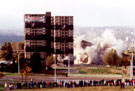 Demolition of flats, Park Grange Road, Norfolk Park