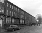 Bow Works, Pomona Street. Works formerly belonging to James Chesterman and Co. Ltd., steel manufacturers.