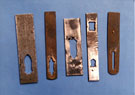Steel templates for cutting shields (nameplates) in pocket-knives at Stan Shaws, Garden Street