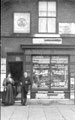 Premises of A. Baylis, tobacconist. 1906 and 1910 Directories list Mrs Martha Alice Baylis, tobacconist, No. 585 Queens Road