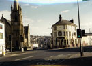 View: v02614 Brunswick Trinity Methodist Church (formerly known as Trinity Wesleyan Methodist Church) and Royal Hotel at the  junction of London Road (left) and Abbeydale Road