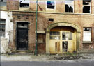 Entrance to Britannia Works, Love Street, formerly Henry Dixon Ltd, confectionery manufacturers