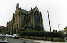 St. Peter C. of E. Church, Machon Bank and junction of Empire Road