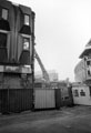 Concrete Nibbler demolishing the Town Hall Extension (known as the Egg Box (Eggbox))