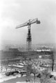 View: v02883 Elevated view showing construction of the Hallamshire Hospital later to become the Royal Hallamshire Hospital