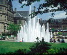 Fountains in the Peace Gardens