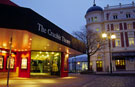 Crucible and Lyceum Theatres at night