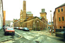 View: v03019 Vacant Glossop Road swimming baths, Victoria Street and the junction with Convent Walk