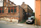 Grade II listed cutlery workshops, Garden Street east end, north side