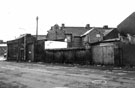 Hicks Street showing the rear of A2B Taxis (originally Neepsend Police Station), Burton Road