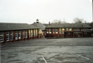 Hucklow Road School from the playground