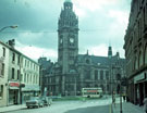 Leopold Street looking towards the Town Hall and the Goodwin Fountain showing No. 68, Cantors Ltd., house furnishers left