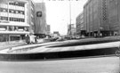 The Hole in the Road, Castle Square looking towards J. Walsh and Co., department store; Y.E.B offices and showroom and Arundel Gate