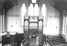 Interior of Montgomery Methodist Chapel, corner of Oakdale Road/Union Road