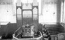 Interior of Montgomery Methodist Chapel, corner of Union Road/Oakdale Road