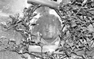 Carved head on doorway of house on Manchester Road, built 1884