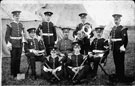 Members of Hallamshire Battalion  Military Band at camp