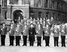 Unidentified Brass Band outside the Albert Hall, London