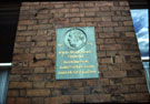 Plaque on No.12 Paradise Square commemorating Dr. David Daniel Davis (1778-1841), the famous physician, lived there 1803-1812