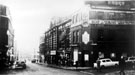 R.J. Stokes and Co. Ltd., paint and  varnish manufacturers; Nells Bar and Hippodrome Theatre, Cambridge Street and the junction with Wellington Street right