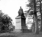 Ebenezer Elliott Monument, Weston Park. Originally stood in Market Place (High Street) removed to Weston Park 1875.