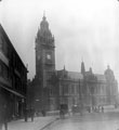 Town Hall and Jubilee Monolith, Town Hall Square, pre 1905, from Leopold Street