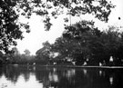 Endcliffe Park boating lake, previously the dam belonging to the Holme (Second Endcliffe) Grinding Wheel