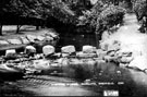 Stepping stones in Endcliffe Park on the River Porter