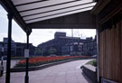 View: w00605 Sheaf Street Station approach, Sheaf Square, looking towards factory belonging to Arthur Davy and Sons Ltd., Paternoster Row