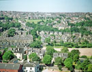 View: w01259 Elevated view from Hallamshire Hospital looking towards Crookes showing Whitham Road 