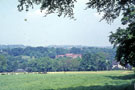 Looking across to Whiteley Wood Clinic with Wire Mill Dam, River Porter left