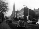 View: y00017 Glossop Road looking towards Glossop Road Baptist Church