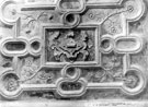 View: y00382 Decorative ceiling in Carbrook Hall, Attercliffe Common