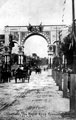 View: y00680 Decorative arch on Glossop Road to celebrate the royal visit of King Edward VII and Queen Alexandra