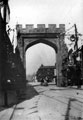 View: y00681 Decorative arch on West Street for the royal visit of King Edward VII and Queen Alexandra