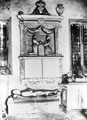 The wall monument to William, 2nd Earl of Strafford and his wife, the former Lady Henrietta Maria Stanley. Tomb of Thomas Wentworth and his wife Margaret Gascoign, (right), Holy Trinity (Old), Wentworth, Rotherham