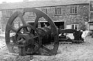 Jessopp's Tilt Hammers, Warehouse in background. Abbeydale Works, former premises of W. Tyzack, Sons and Turner Ltd., manufacturers of files, saws, scythes etc., prior to restoration and becoming Abbeydale Industrial Hamlet Museum
