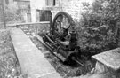 Steam engine outside the Grinder's Shop, Abbeydale Works, former premises of W. Tyzack, Sons and Turner Ltd., manufacturers of files, saws, scythes etc., prior to restoration and becoming Abbeydale Industrial Hamlet Museum