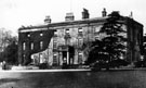 The Oakes, Oakes Park, Norton, showing terrace designed by Francis Chantrey.