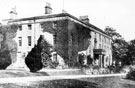 The Oakes, Oakes Park, Norton, showing terrace designed by Francis Chantrey. 