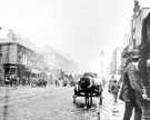 South Street, Moor, note traction engine in background