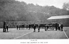 Finding the gradient of the slope, part of a series of practical open-air studies in Elementary Science, Nature Study, Drawing and Geometry by Headmaster, J. Eaton Feasey, using pupils from Nethergreen School also known as Ranmoor School)