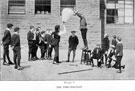 The fire-balloon, part of a series of practical open-air studies in Elementary Science, Nature Study, Drawing and Geometry by Headmaster, J. Eaton Feasey, using pupils from Nethergreen School also known as Ranmoor School)