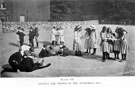 Testing the power of the scorching sun, part of a series of practical open-air studies in Elementary Science, Nature Study, Drawing and Geometry by Headmaster J. Eaton Feasey, using pupils from Nethergreen School also known as Ranmoor School)