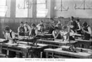 Making a vane in the school workshop', part of observational studies in Plant Life, Light etc., by Headmaster, J. Eaton Feasey, using pupils from Nethergreen School (also known as Ranmoor School)