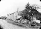 Ecclesall Hall Farm, believed to be the last remnants of Ecclesall Hall, (although greatly reduced in size and converted into a farmhouse after losing its status), Millhouses Lane, Silver Hill, looking towards Ecclesall Road South. Demolished 1935