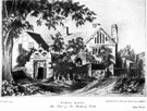 The first Barnes Hall, Chapeltown, Seat of Sir Richard Scott, prior to construction of present house which was built 1824