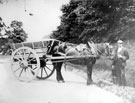 A Well Earned Rest, unidentified farmer, possibly from Knab Farm known as Needham's Farm, Carter Knowle Farm