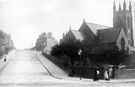 Christ Church, at the junction of Pitsmoor Road and Nottingham Street, Pitsmoor. Built in 1850, at a cost of ú2,500